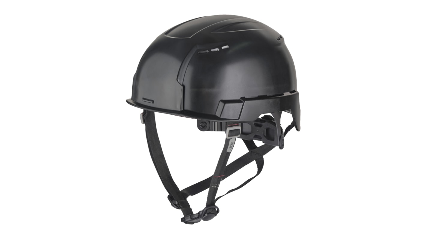 4932478920 | Milwaukee BOLT200 Black Hard Hat with Chin Strap ...