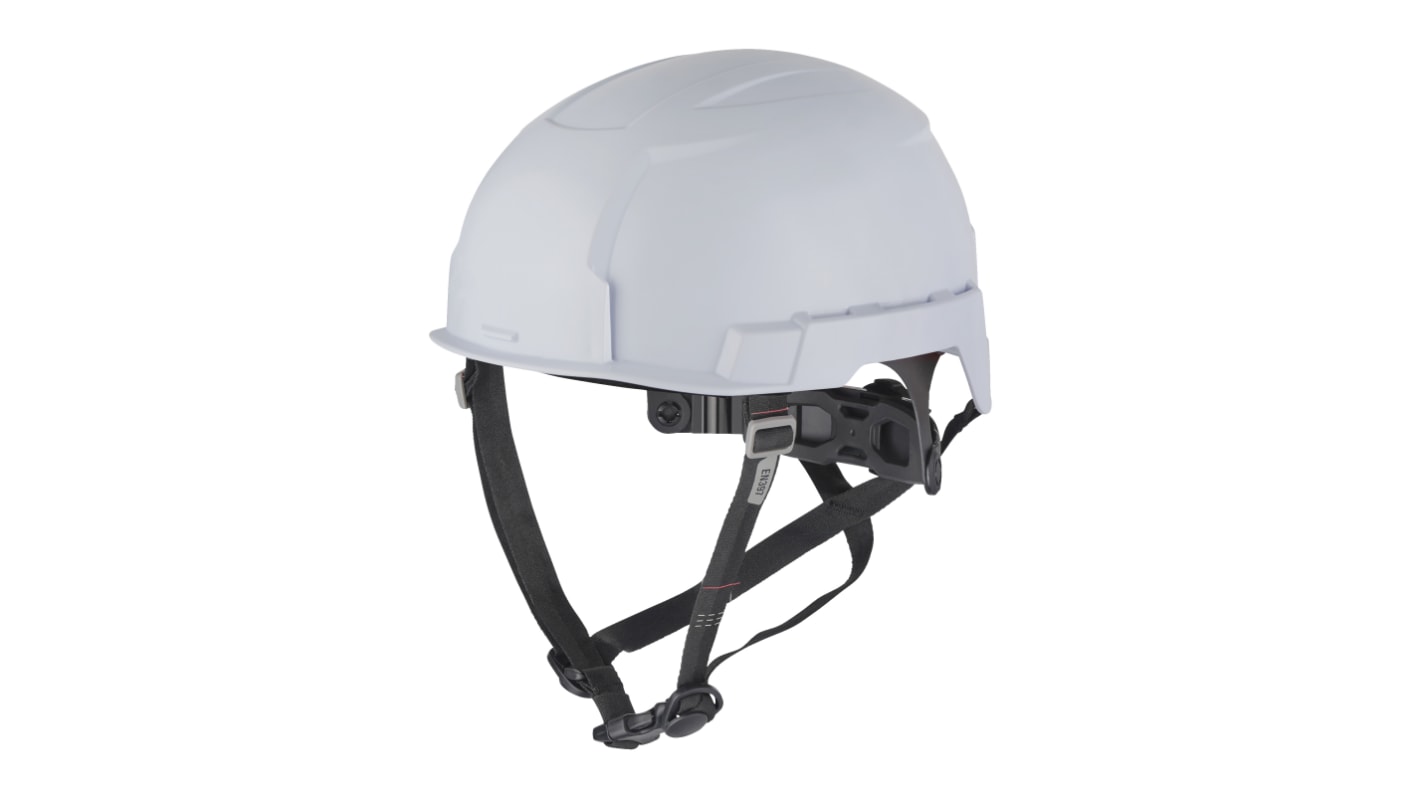 4932479252 Milwaukee BOLT200 White Hard Hat with Chin Strap