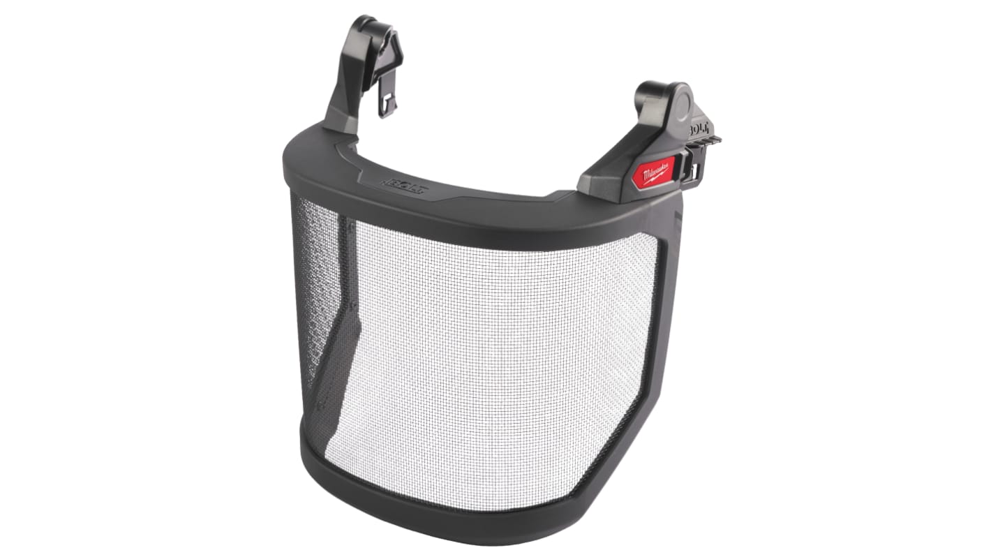 Milwaukee Flip Up Steel Face Shield with Face Guard , Resistant To Impact