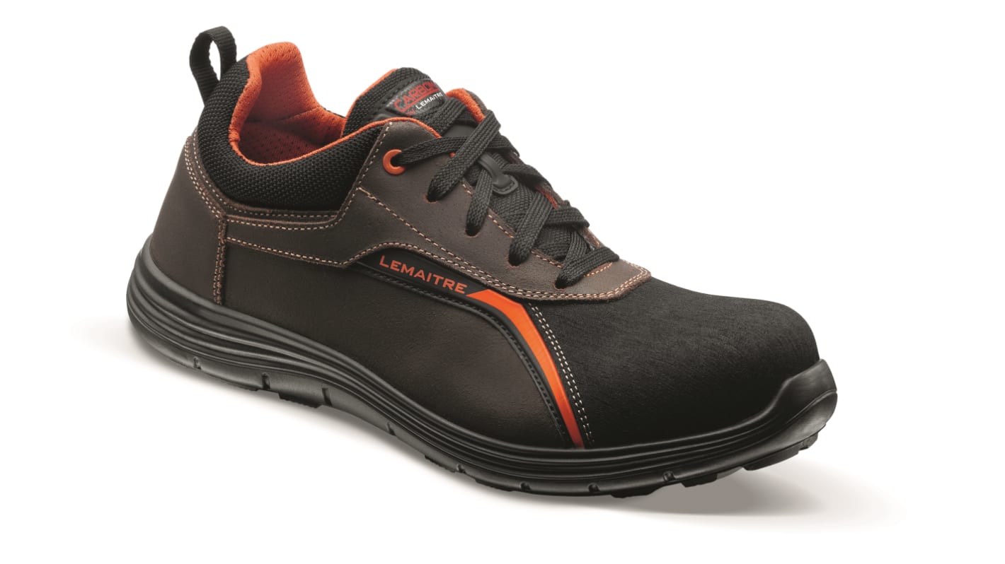LEMAITRE SECURITE JIMMY S3 LOW Unisex Brown Composite Toe Capped Safety Shoes, UK 9, EU 43