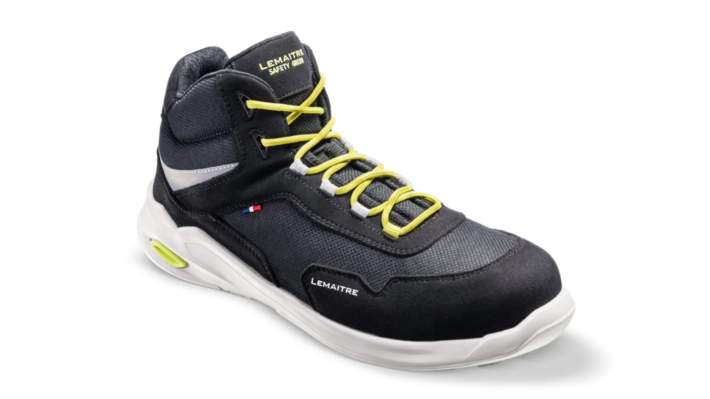 LEMAITRE SECURITE PLANET HAUT Unisex Black Composite  Toe Capped Safety Shoes, UK 13.5, EU 49