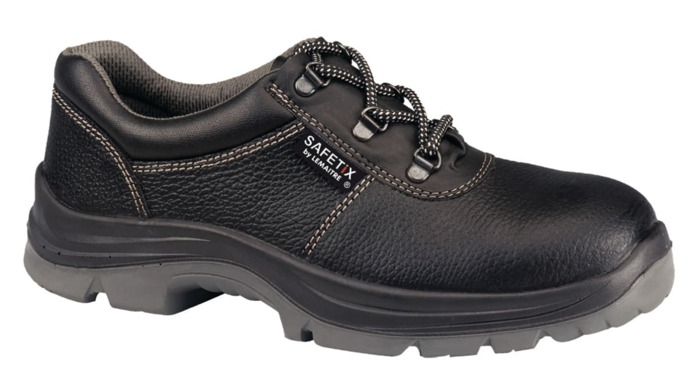 LEMAITRE SECURITE SMARTFOX LOW Unisex Black, Grey Stainless Steel  Toe Capped Safety Shoes, UK 6, EU 39