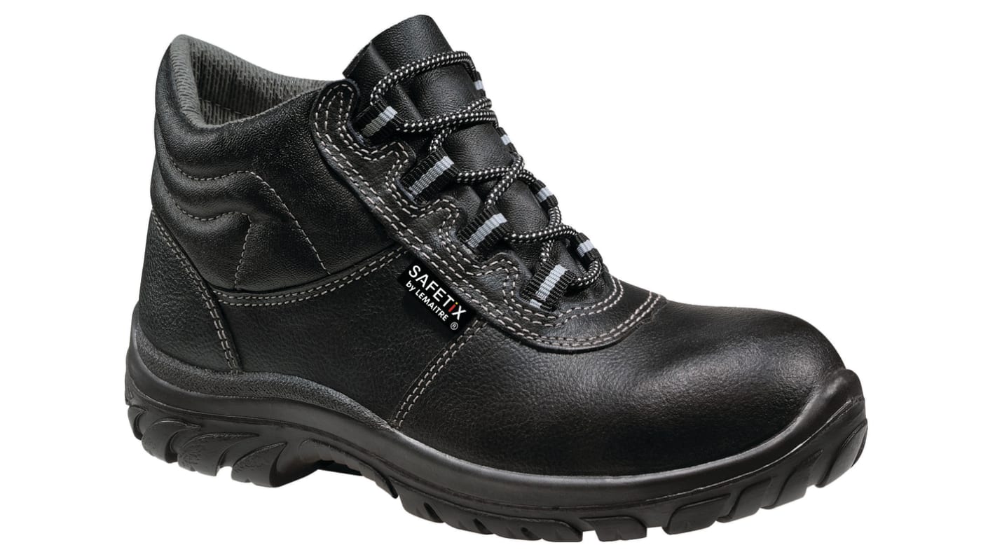 LEMAITRE SECURITE SPEEDFOX HIGH Unisex Black Composite  Toe Capped Ankle Safety Boots, UK 8, EU 42