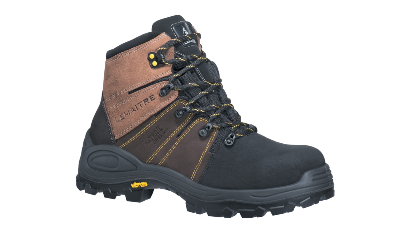 LEMAITRE SECURITE TREK Unisex Black Composite  Toe Capped Safety Boots, UK 7.5, EU 41