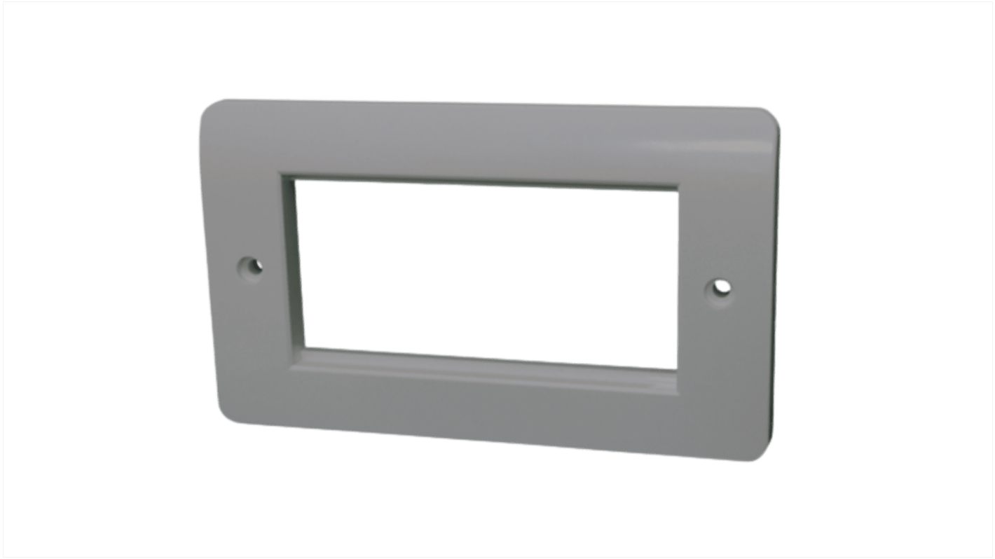 HellermannTyton Connectivity HTC Series, Cat6a Double Gang 86 x 146 Faceplate