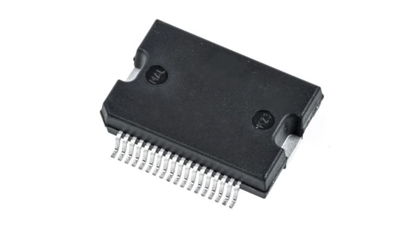 STMicroelectronics ISO808A 2 csatornás Teljesítménykapcsoló IC, Magas oldal, 36-pin, PowerSO-36