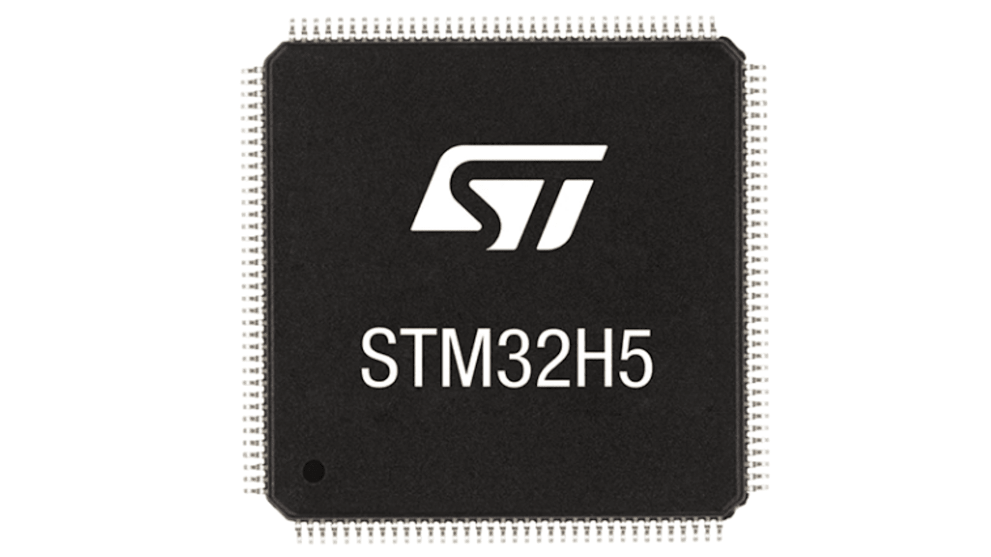 STMicroelectronics STM32H563VIT6, 32bit ARM Cortex M33 Microcontroller, STM32, 250MHz, 2 MB Flash, 100-Pin LQFP