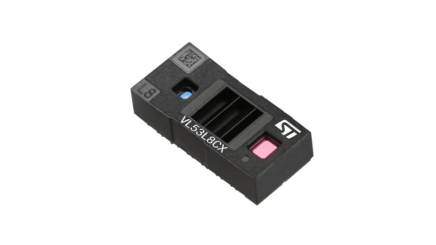 Circuito integrado de sensor de proximidad, CI de sensor de proximidad STMicroelectronics VL53L8CXV0GC/1, 16 pines,