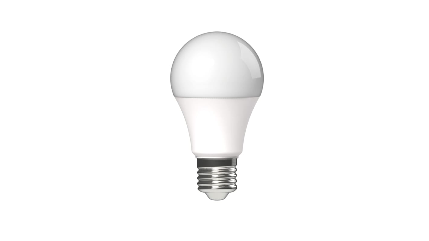 RS PRO E27 GLS LED Bulb 9.5 W(75W), 4000K, Cool White, Bulb shape