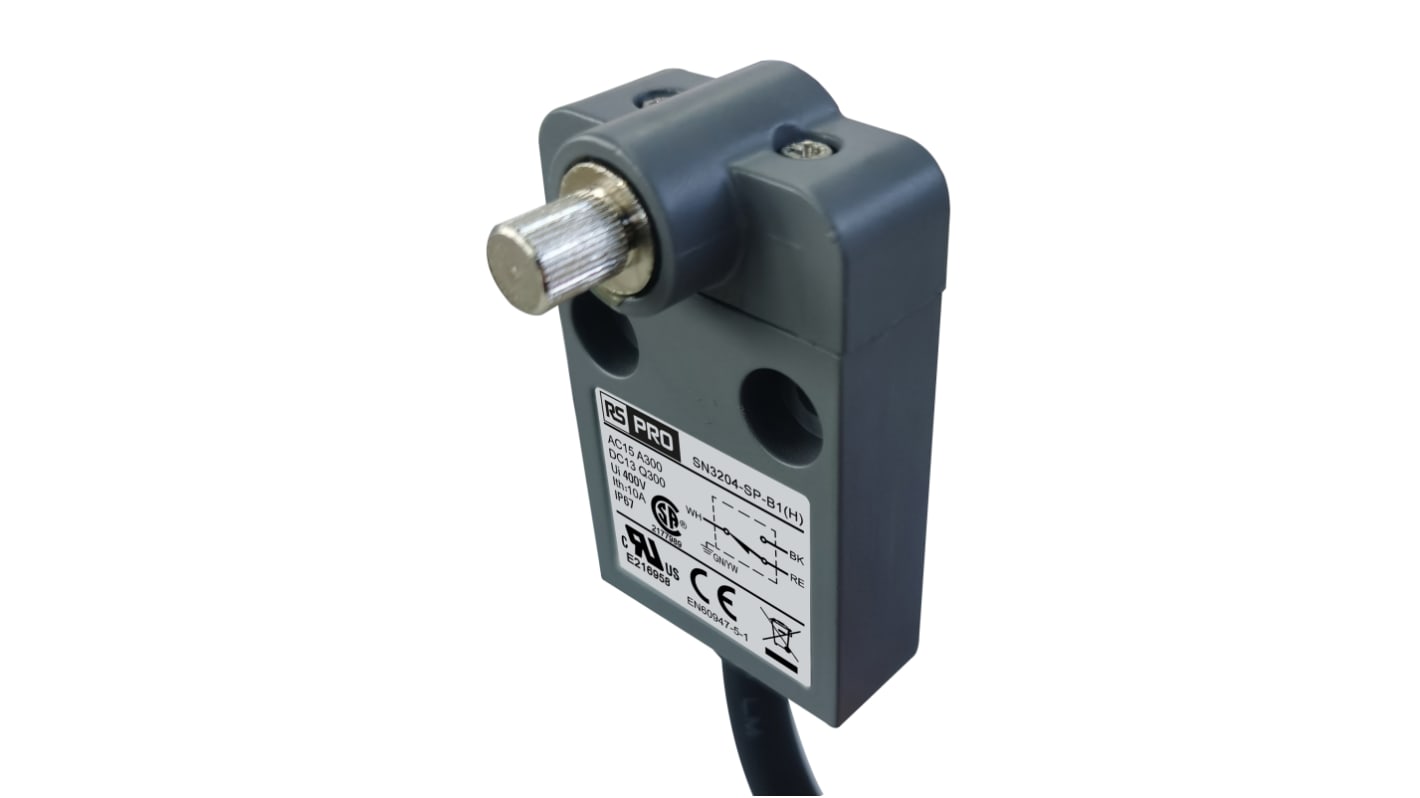 RS PRO Rotary Limit Switch, 1NC/1NO, IP67, SPDT, Zinc Alloy Housing, 240V ac ac Max, 3A Max