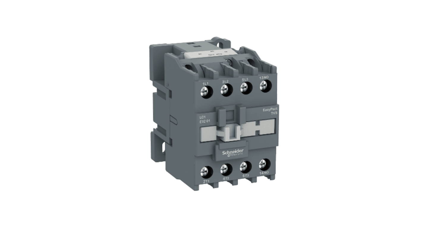 Schneider Electric EasyPact LC1E Leistungsschütz / 415 V ac Spule, 3 -polig 3 Schließer, 400 V / 32 A, Motorsteuerung