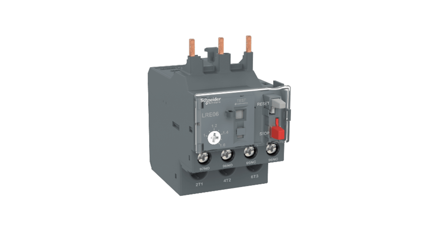 Schneider Electric EasyPact LRE Thermisches Überlastrelais 1 Schließer, 1 Öffner, 690 V ac, 45mm x 44.5mm