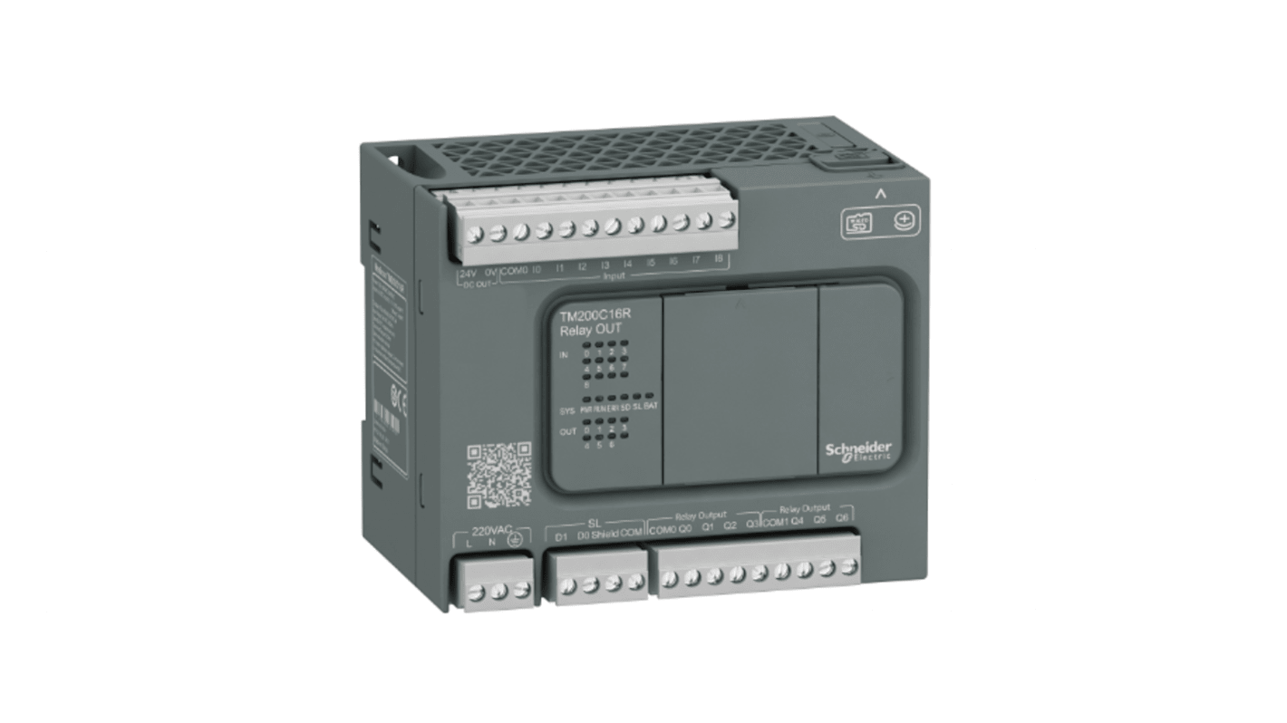 Schneider Electric Einfache Modicon M200 Logikcontroller, 16 Eing. / 9 Digitaleing. Relais Ausg.Typ Digitaler Eingang