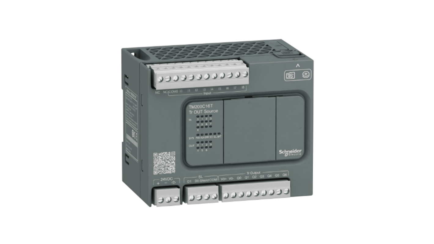 Schneider Electric Einfache Modicon M200 Logikcontroller, 16 Eing. / 9 Digitaleing. Transistor Ausg.Typ Digitaler