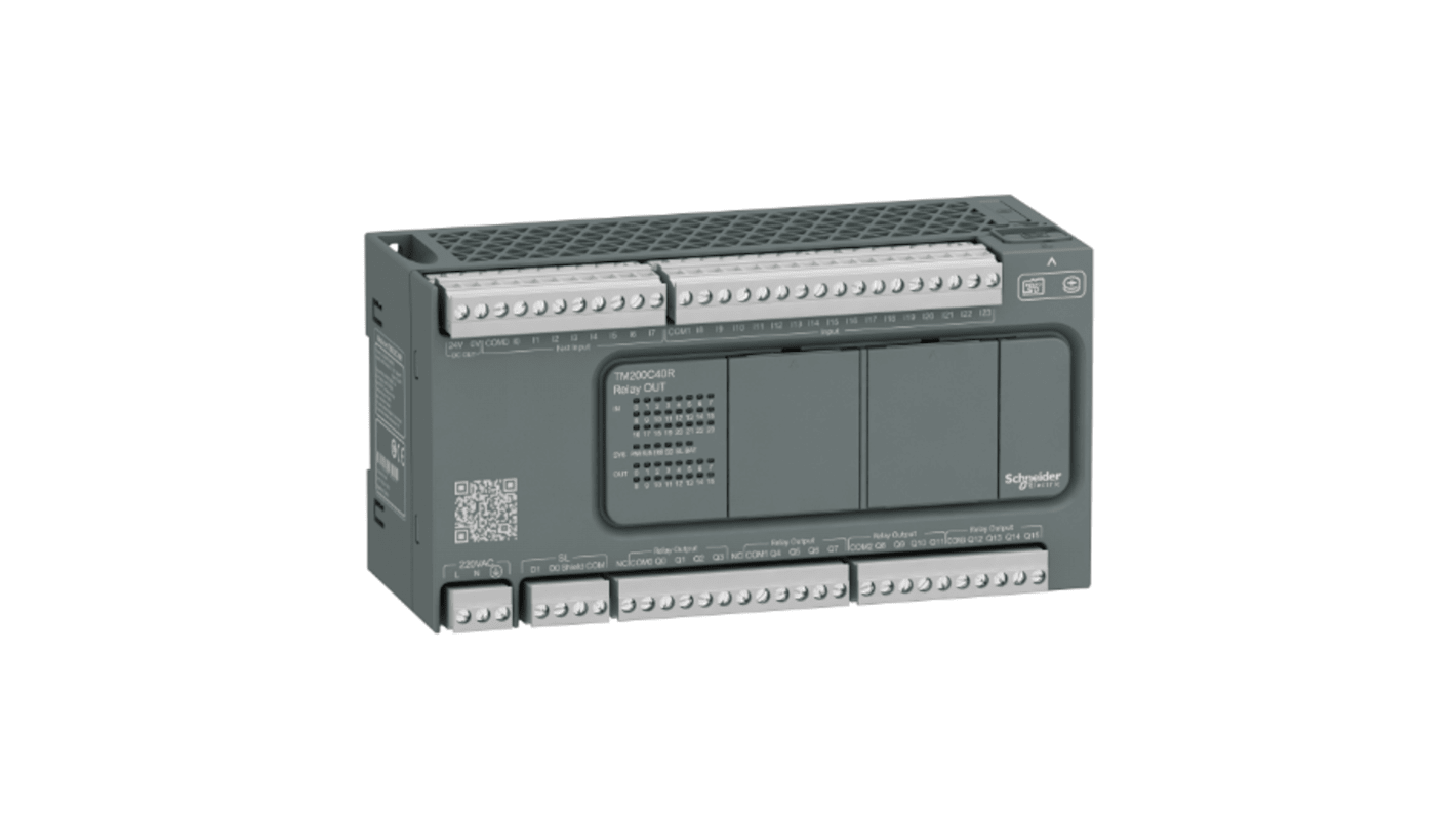 Schneider Electric Easy Modicon M200 Logikcontroller, 40 Eing. / 24 Digitaleing. Relais Ausg.Typ Digitaler Eingang