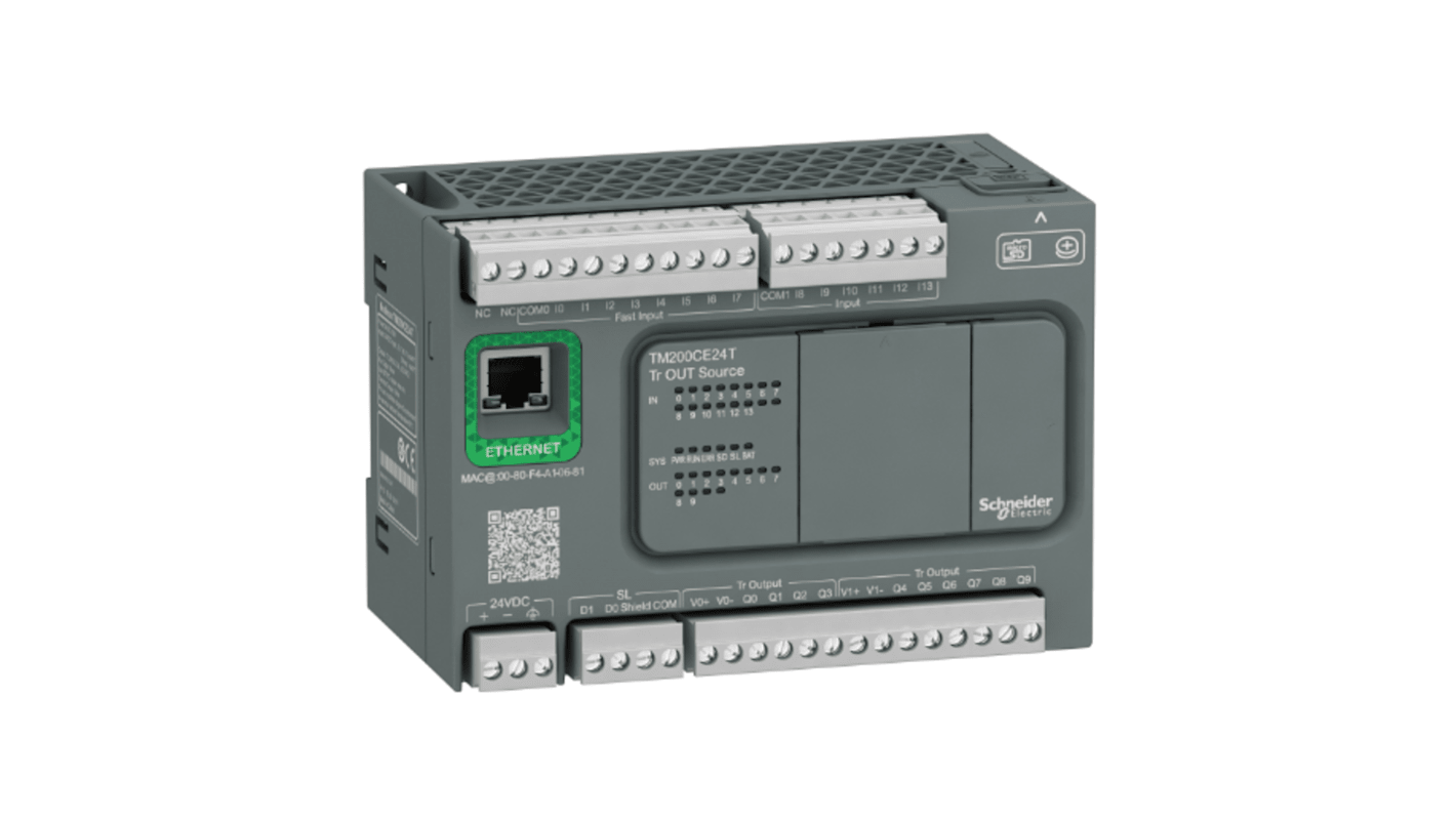 Schneider Electric Easy Modicon M200 Logikcontroller, 24 Eing. / 14 Digitaleing. Transistor Ausg.Typ Digitaler Eingang