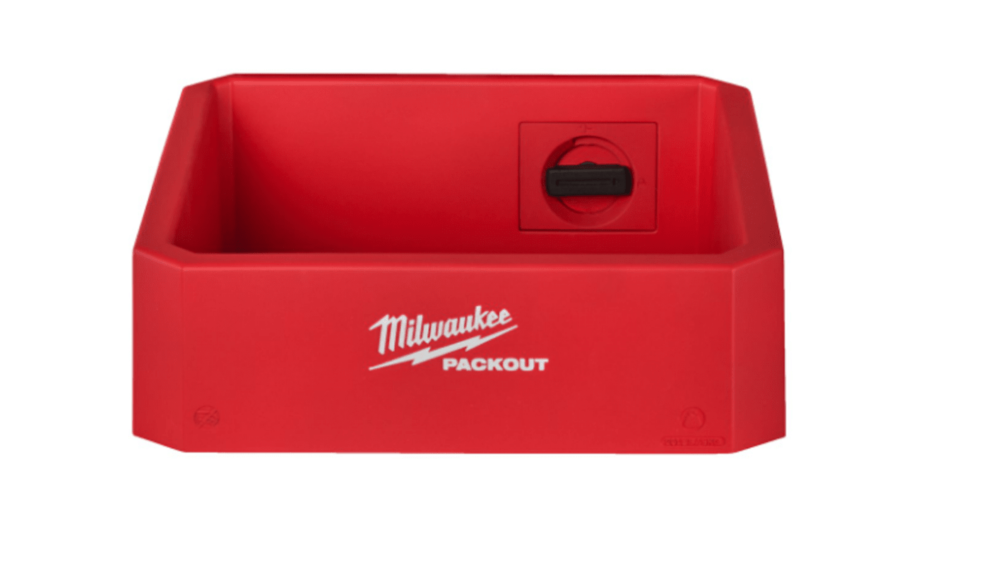 Milwaukee Red Storage Racking, 89mm, 254mm x 241mm