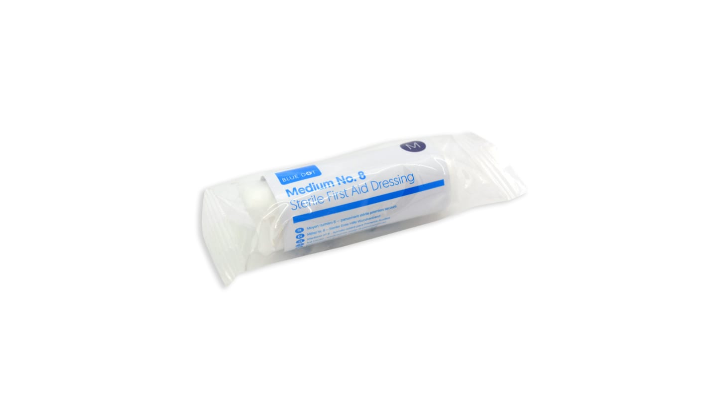 Crest Medical Cotton White Dressing, 1Each Per Package 2.5cm, X 25mm