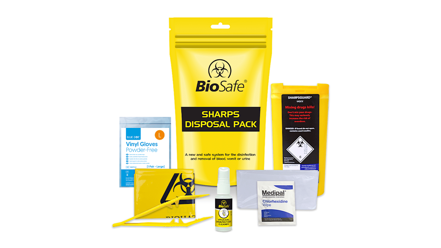 Sharps Disposal Kit 260 mm 164mm 45mm