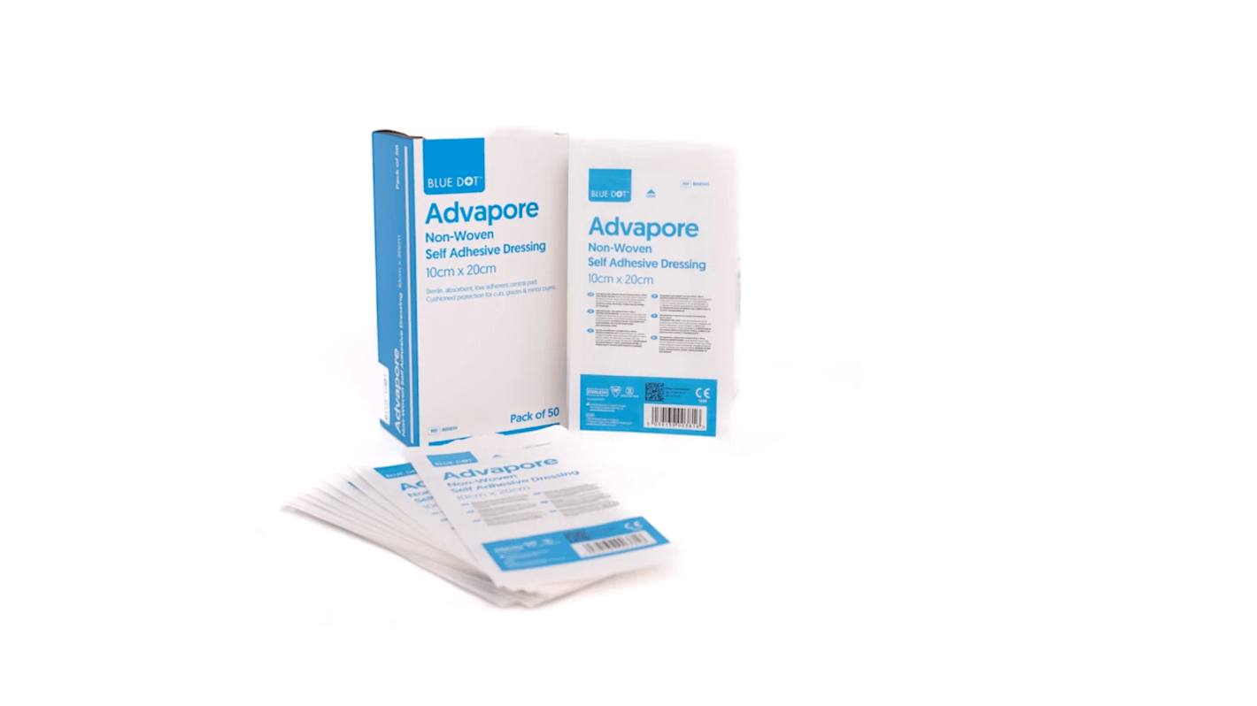 800034 Crest Medical Adhesive dressing, 50Box Per Package 20cm, X