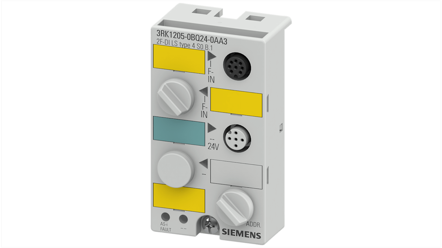 Módulo de monitorización Siemens 3RK1205, para usar con Módulo compacto ASIsafe tipo Digital tipo Digital