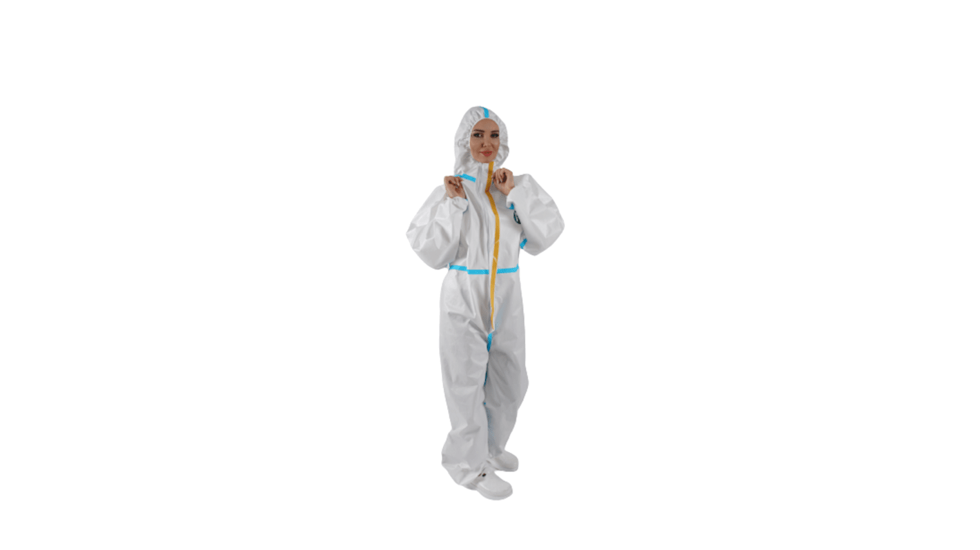 Tute monouso MED TRADE SRL, M Unisex, col. Colore bianco