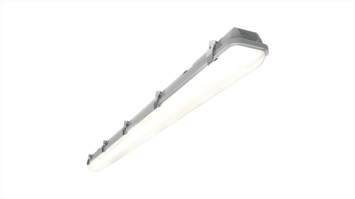 Luminaria lineal 4lite UK, Barra de LED, 240 V, 20 W, LED, 1,2 m x 85 mm, IP65