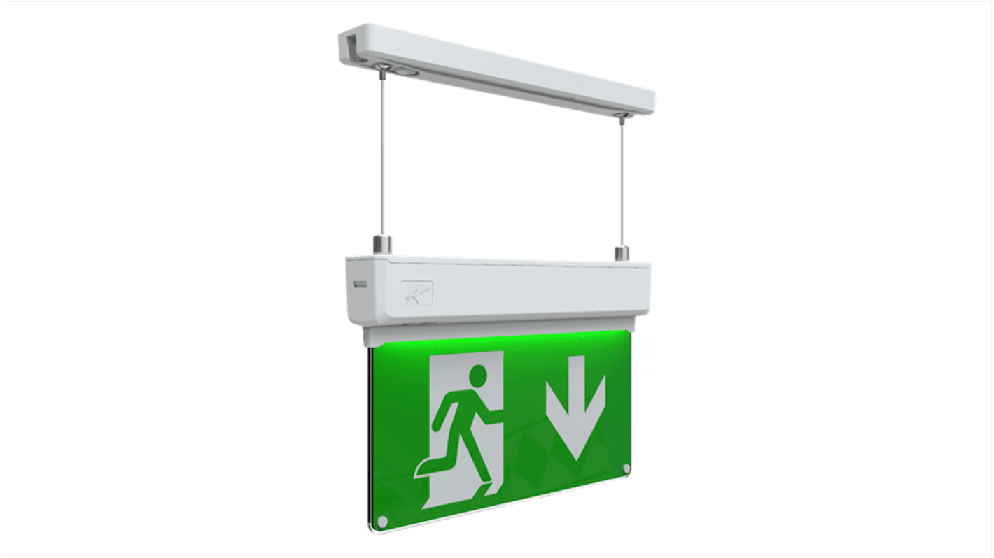 Lampada di emergenza LED 4lite UK, L. 276, 2 W, autonomia 3h