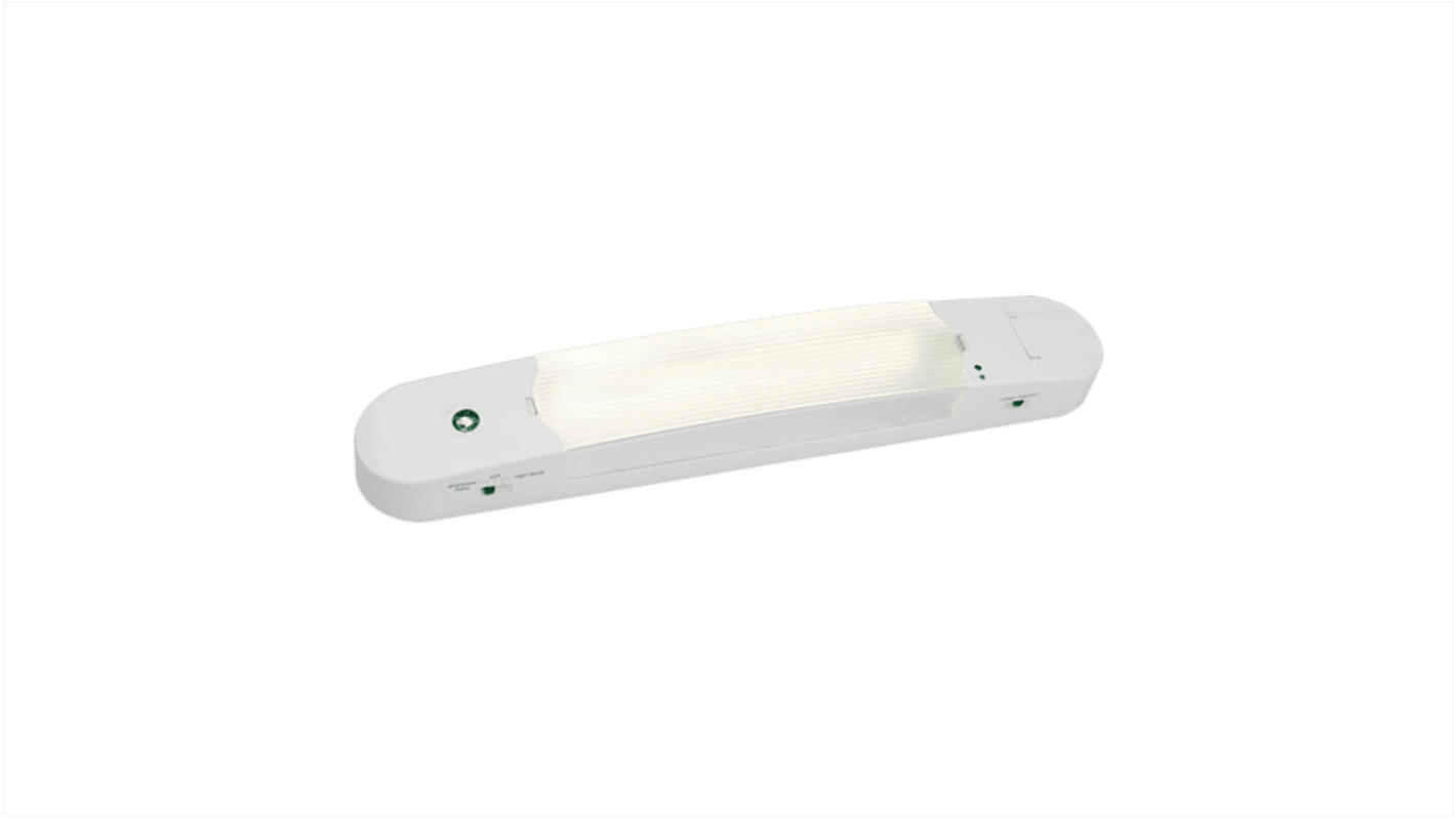 4lite UK 8 W LED Batten Light, 240 V Surface Mount, 456mm Long, IP20