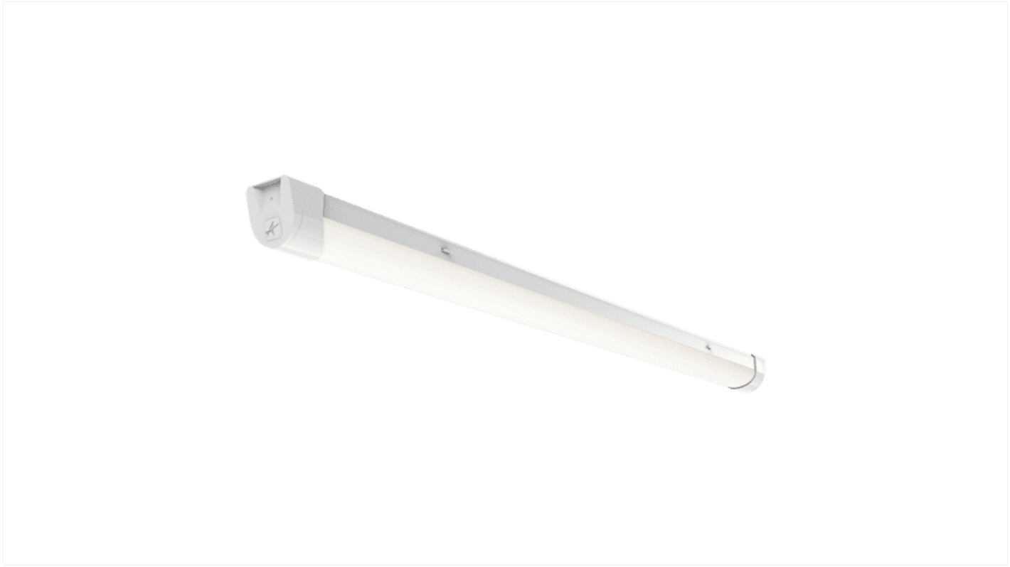 Luminaria lineal 4lite UK, Barra de LED, 240 V, 18 → 31 W, 1 tubo, LED, 1,2 m x 74,4 mm, IP20