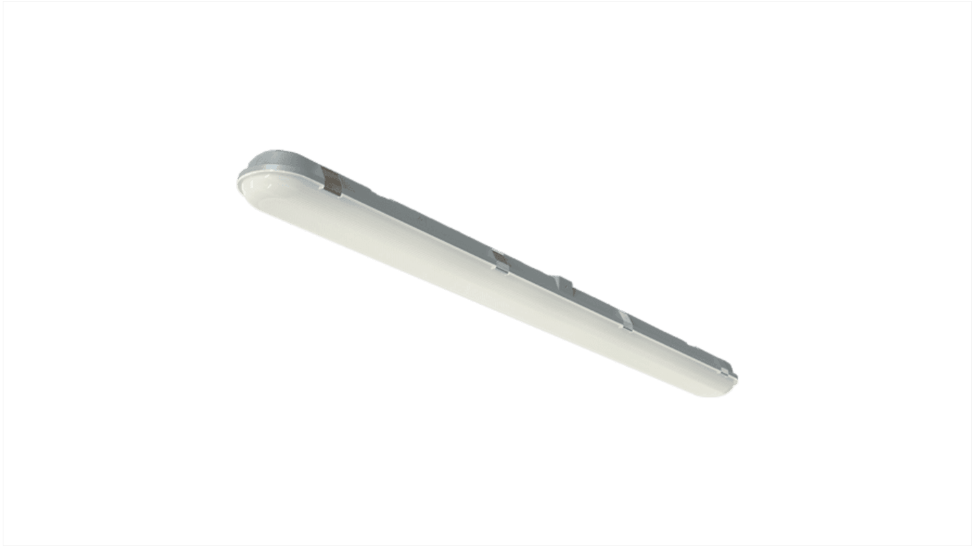 4lite UK 41 W LED Batten Light, 240 V LED Batten, 1 Lamp, Anti-corrosive, 1.2 m Long, IP65