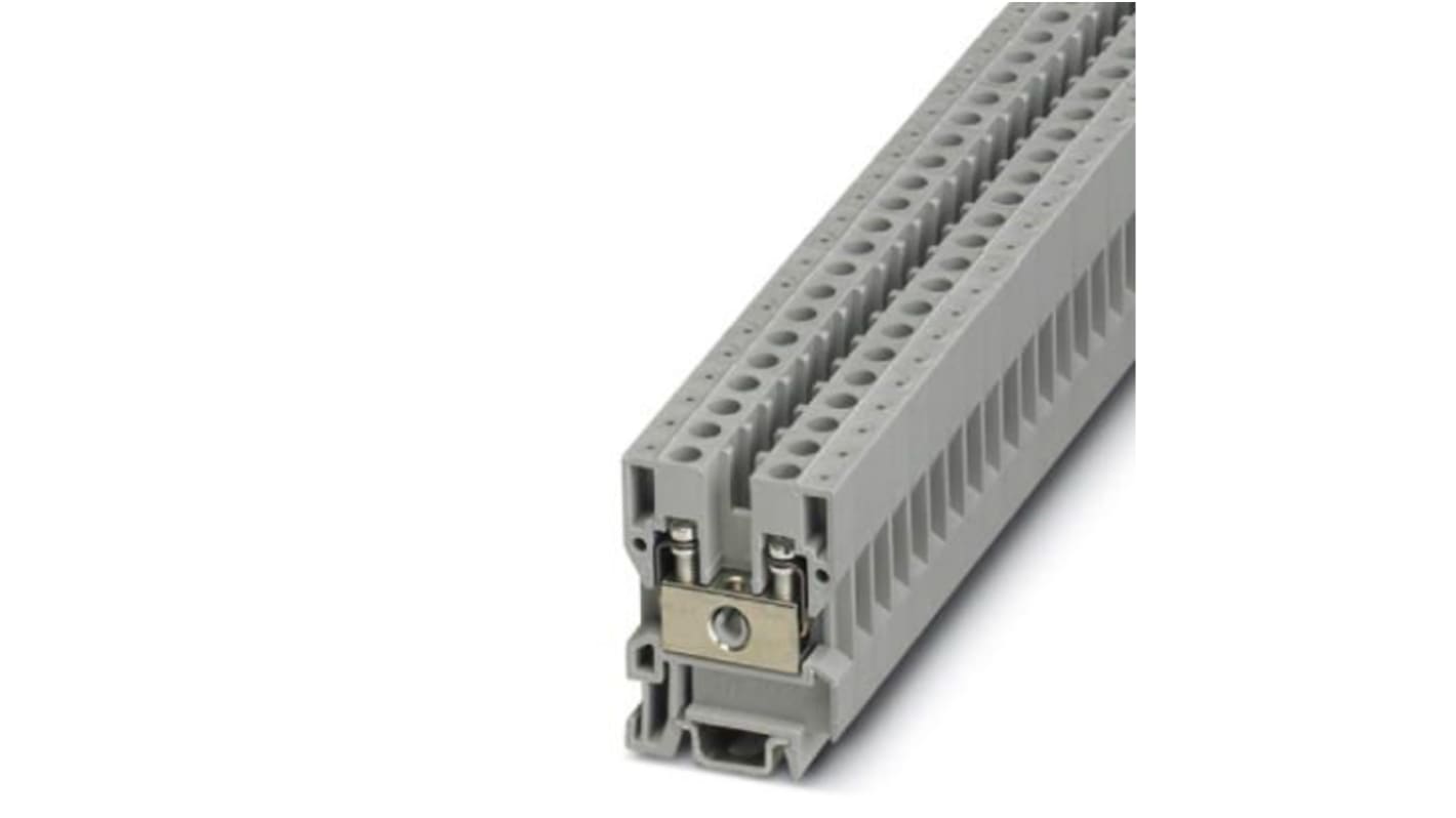 Phoenix Contact MXK 4 Series Grey Feed Through Terminal Block, 4mm², 1-Level, ATEX, IECEx