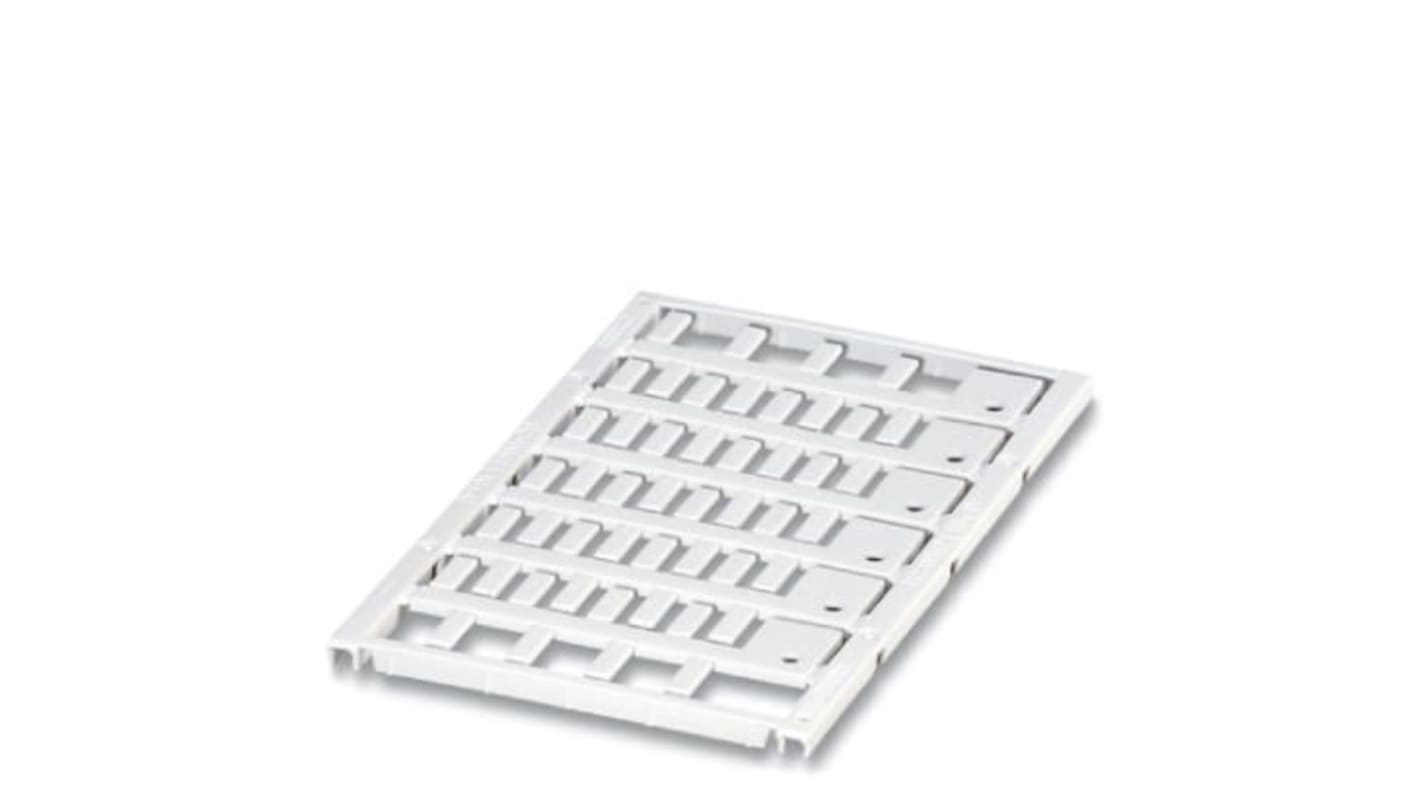 0819372 Phoenix Contact UCWMT (10X4) Insert Cable Marker, White, Pre