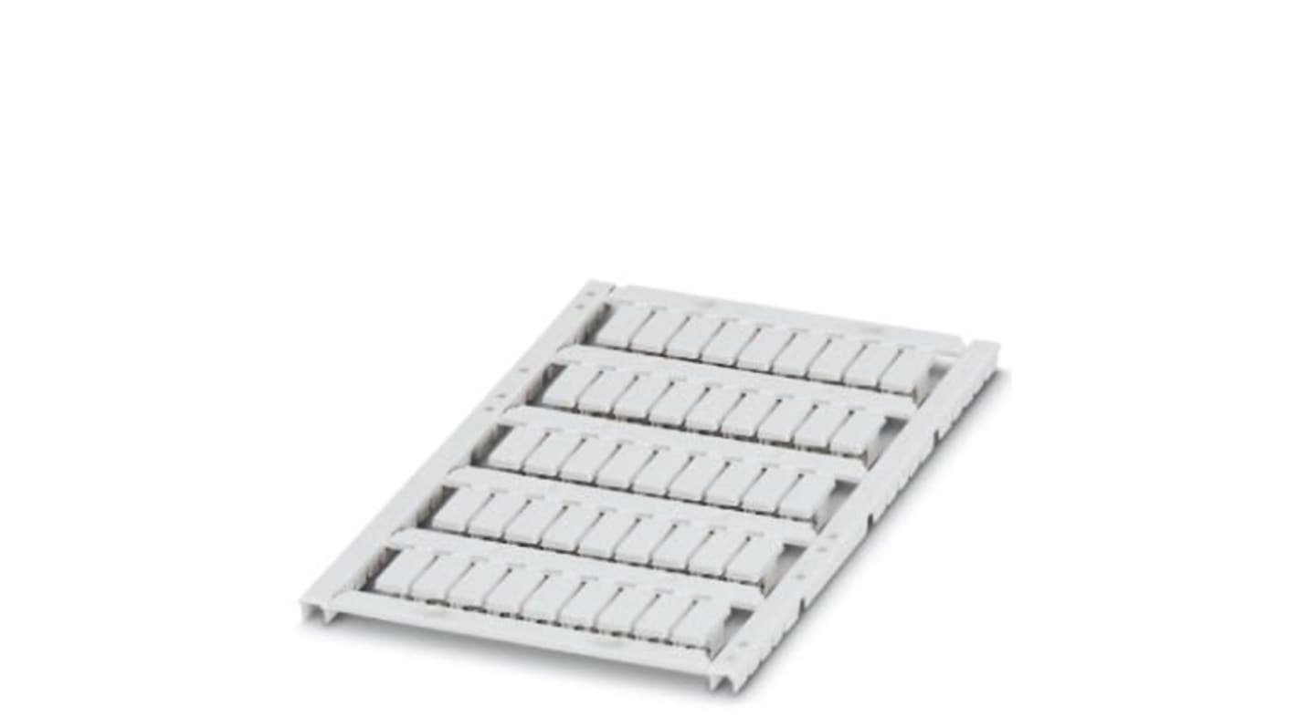 Repère câble Phoenix Contact 5), 7 (12X5, UCT-WMS 4, Ø câble 2.5 → 4.7mm, Blanc