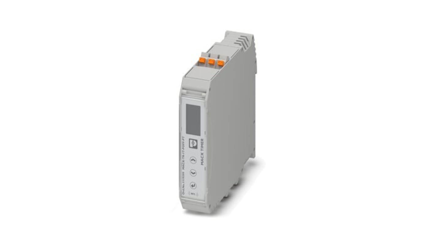 Phoenix Contact DIN Rail Mount Time Delay Relay, 24V ac/dc, 2-Contact, 0.01 → 600s