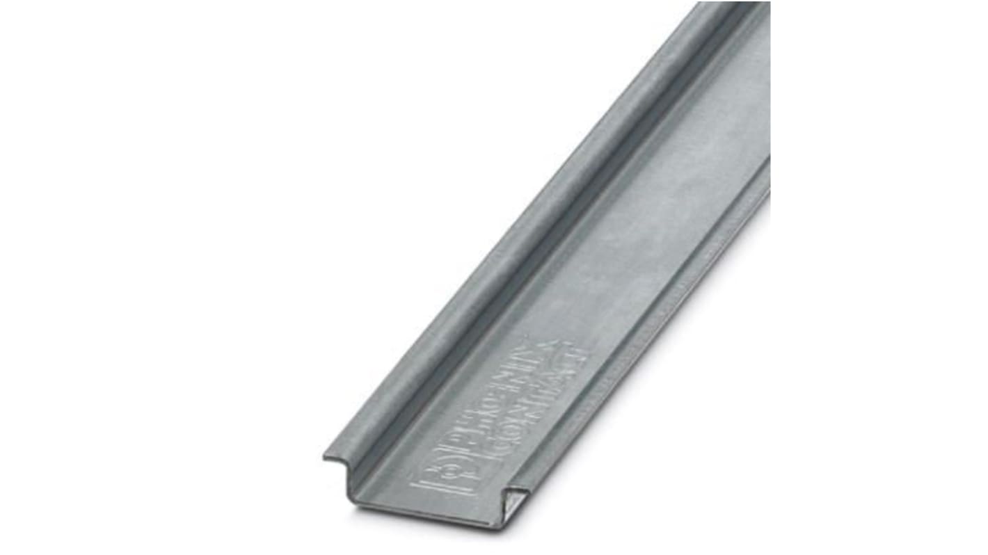 Guida DIN Phoenix Contact Tipo perforato 2000mm x 35mm x 8mm, in Acciaio