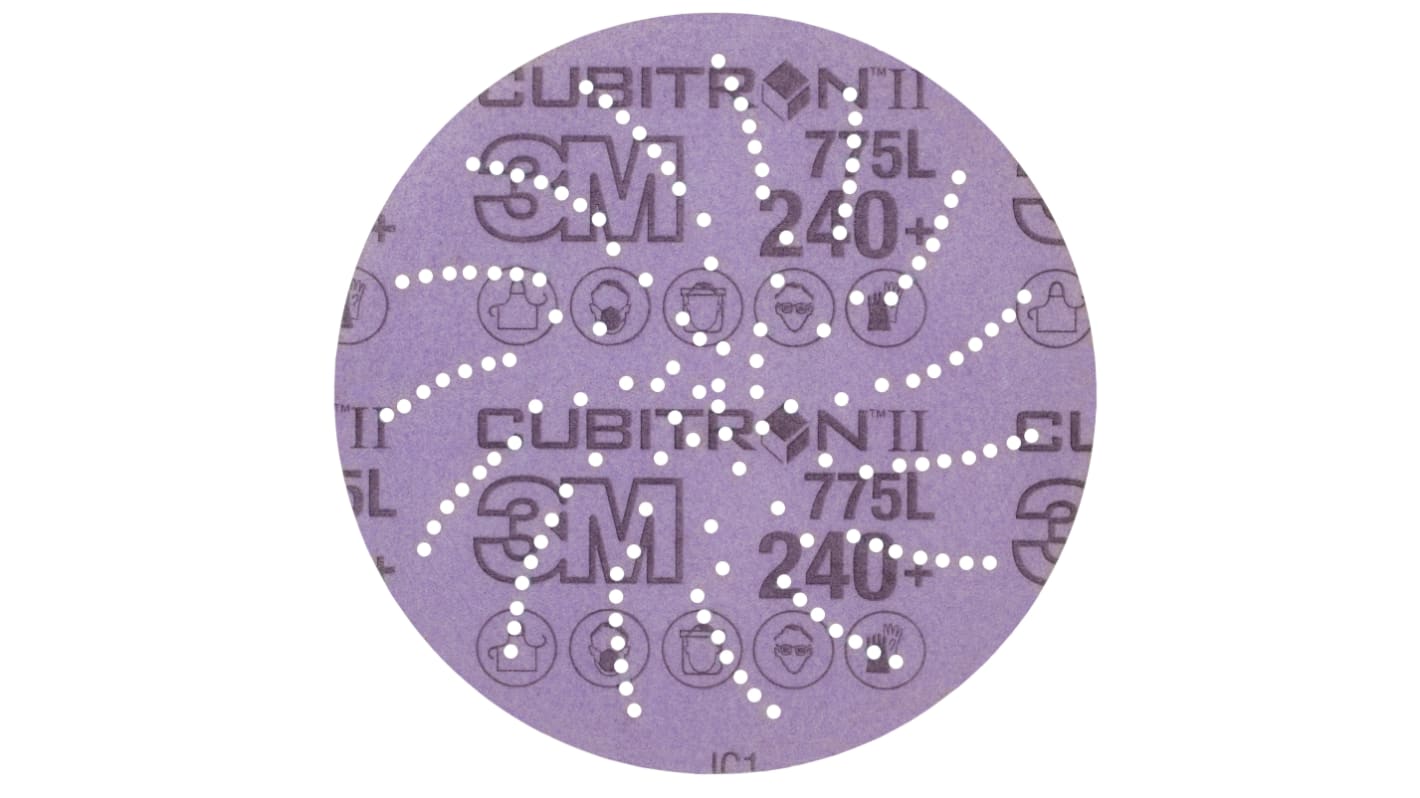 Disco Abrasivo 3M Xtract Cubitron II 710W - 150mm Per Levigatura Senza Polvere - Foto 5