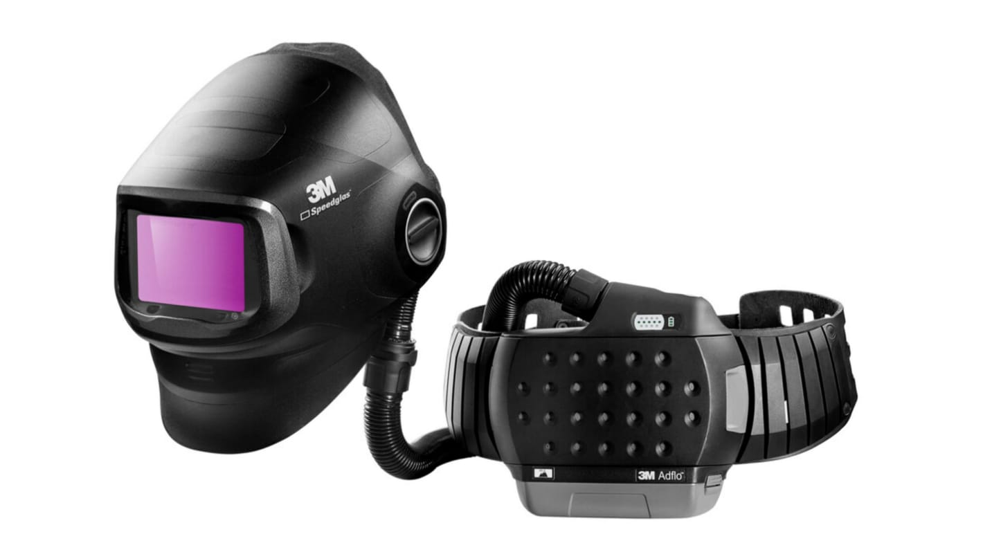 3M Gebläse-Atemschutzmaske 3M Adflo Powered Air Purifying Respirator System with 3M Speedglas G5-01 Welding Helmet,