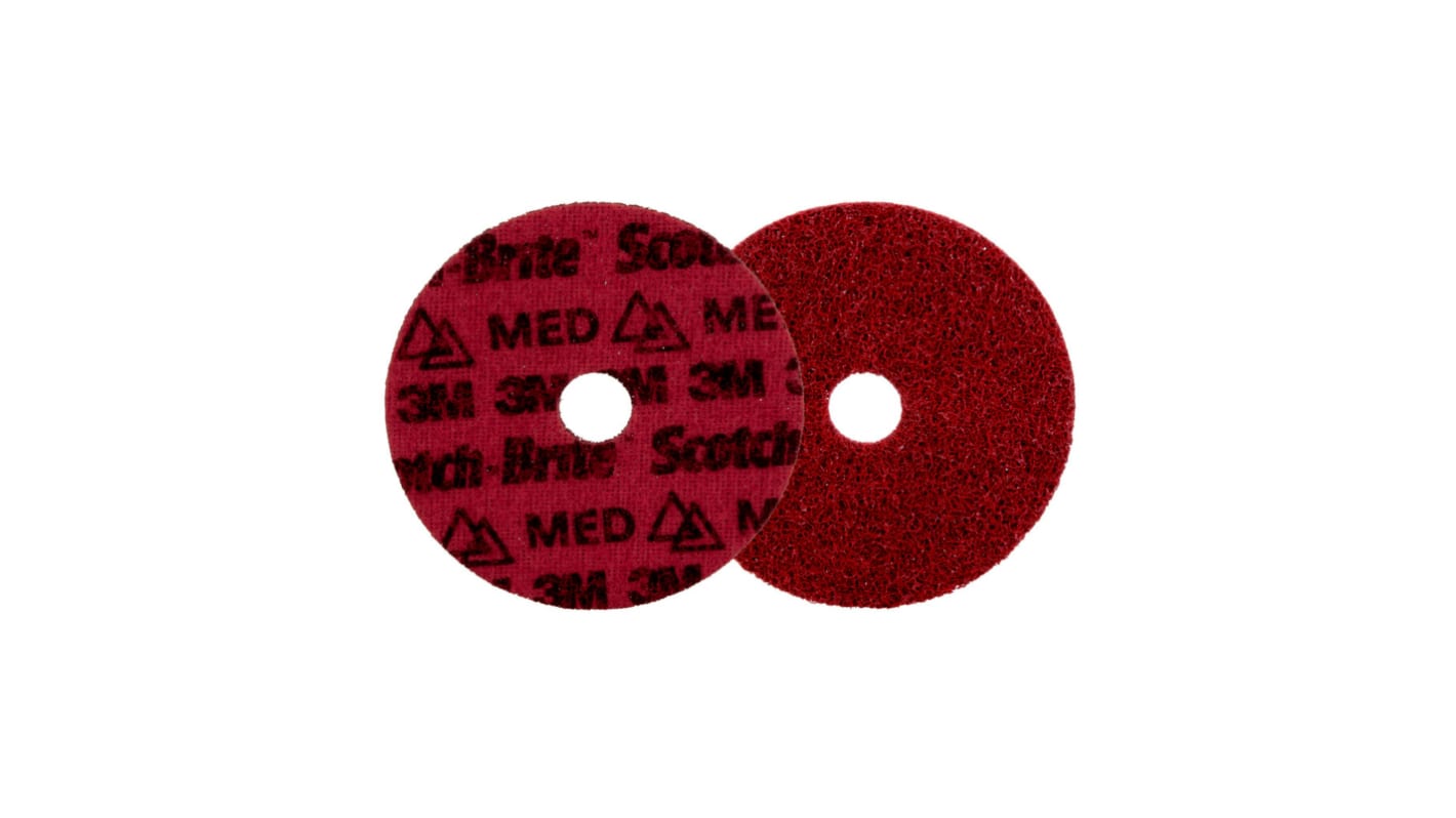 3M Scotch-Brite Precision Surface Conditioning Disc Ceramic Surface Conditioning Disc, 125mm, Medium Grade,