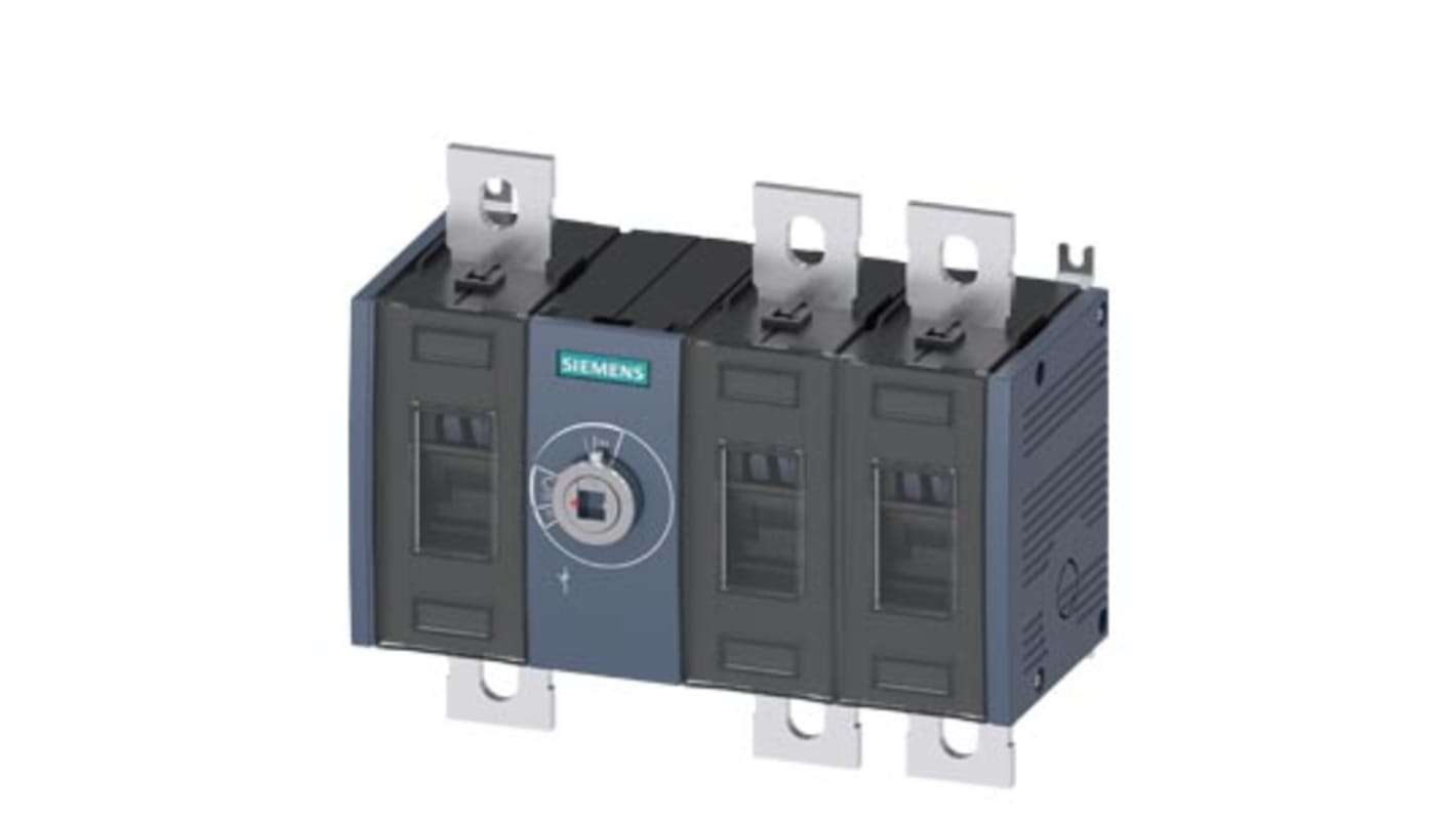 Interruptor seccionador Siemens, 250A, 3 250A