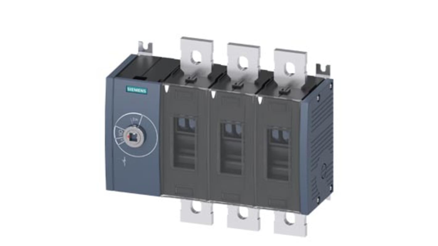 Siemens Switch Disconnector, 3 Pole, 500A Max Current, 500A Fuse Current