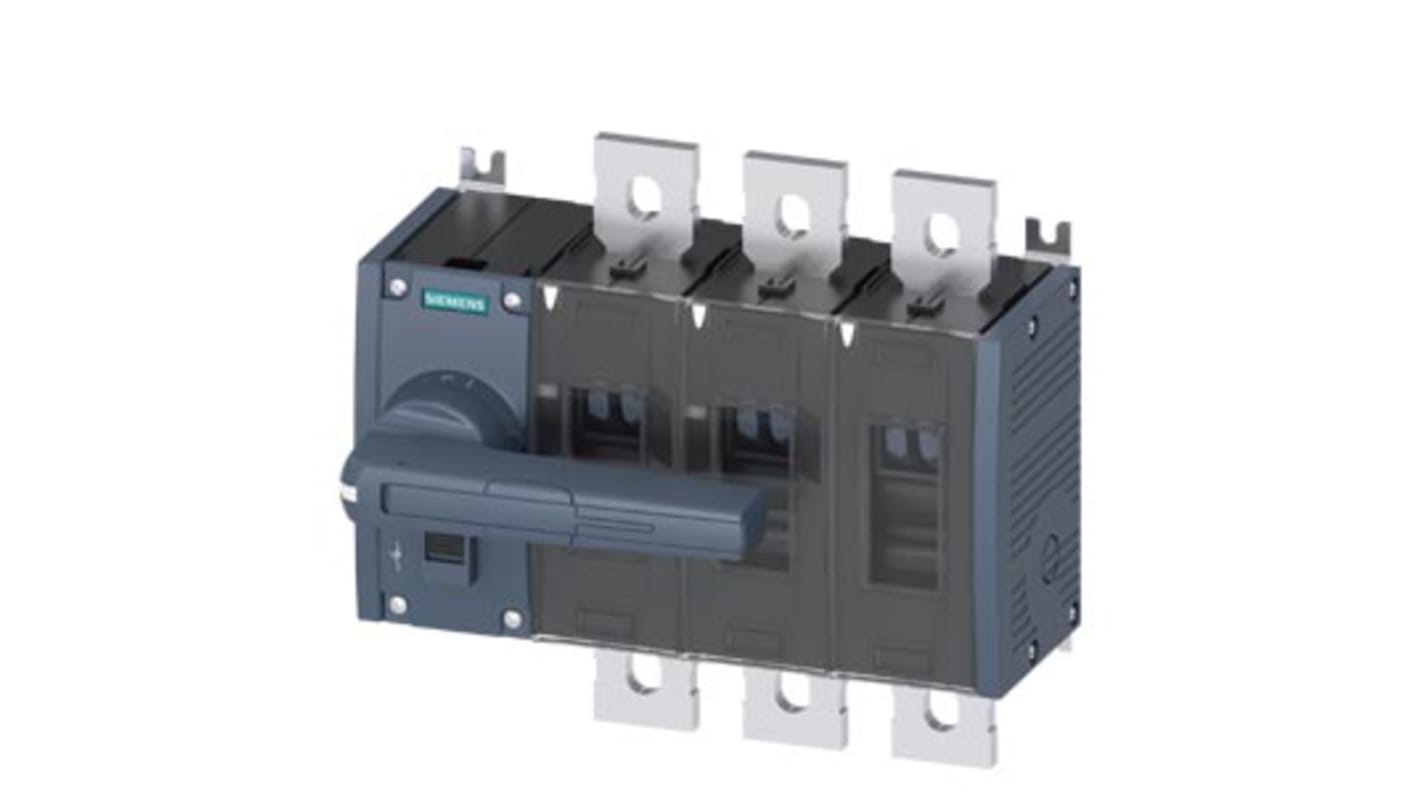 Interruptor seccionador Siemens, 630A, 3 630A