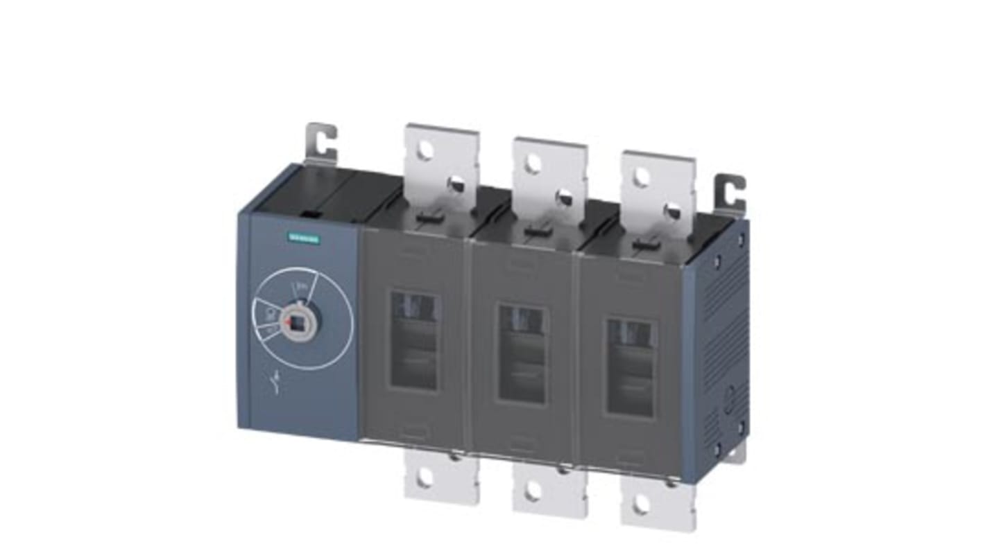 Siemens Switch Disconnector, 3 Pole, 1250A Max Current, 1250A Fuse Current