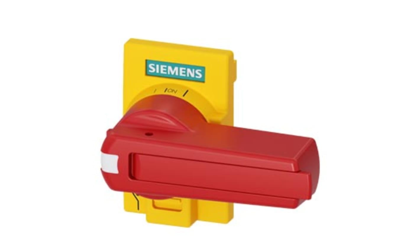 Siemens Forgatókar, (Kapcsoló leválasztók)-hoz 60mm, Piros fogantyúval 3KD