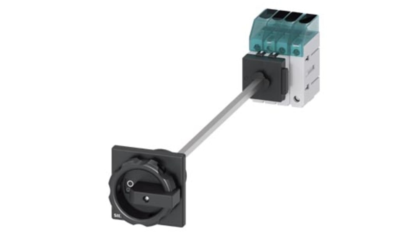 Siemens 3 Pole DIN Rail Isolator Switch - 63A Maximum Current, 22kW Power Rating, IP65