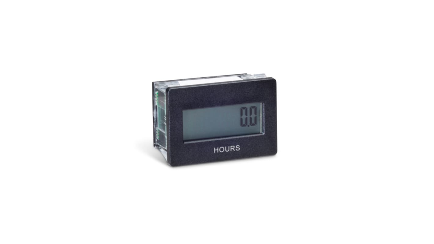 Contador Trumeter de Horas, con display LCD de 8 dígitos, 20 → 300 V ac