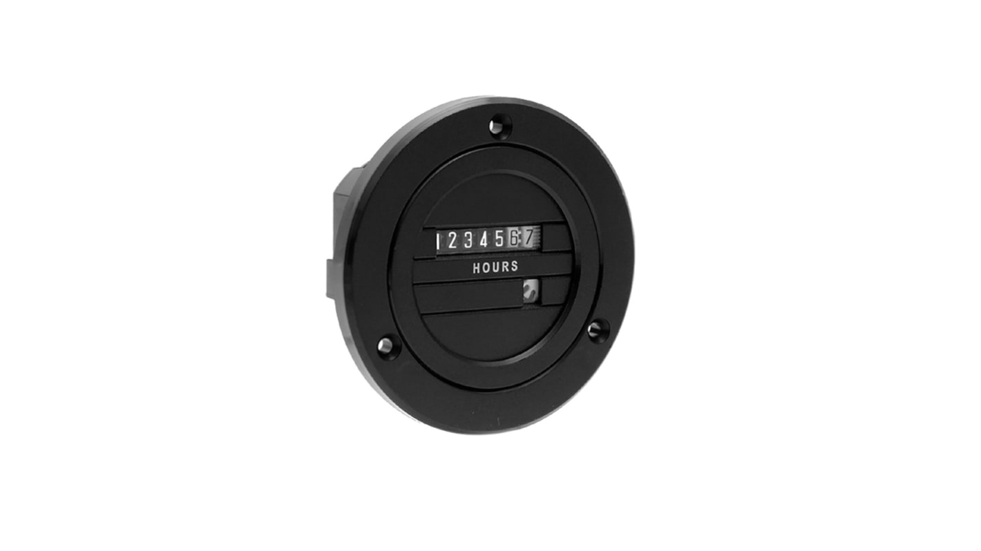 Trumeter 711 Hour Meter Counter, 7 Digit, 60Hz, 115 V ac