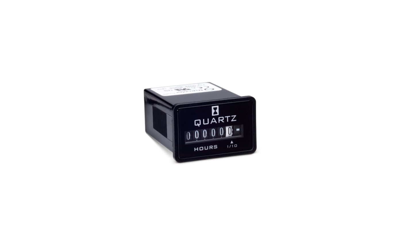 Compteur Trumeter 732 Heures 10 → 80 V c.c. Analogique 6 digits