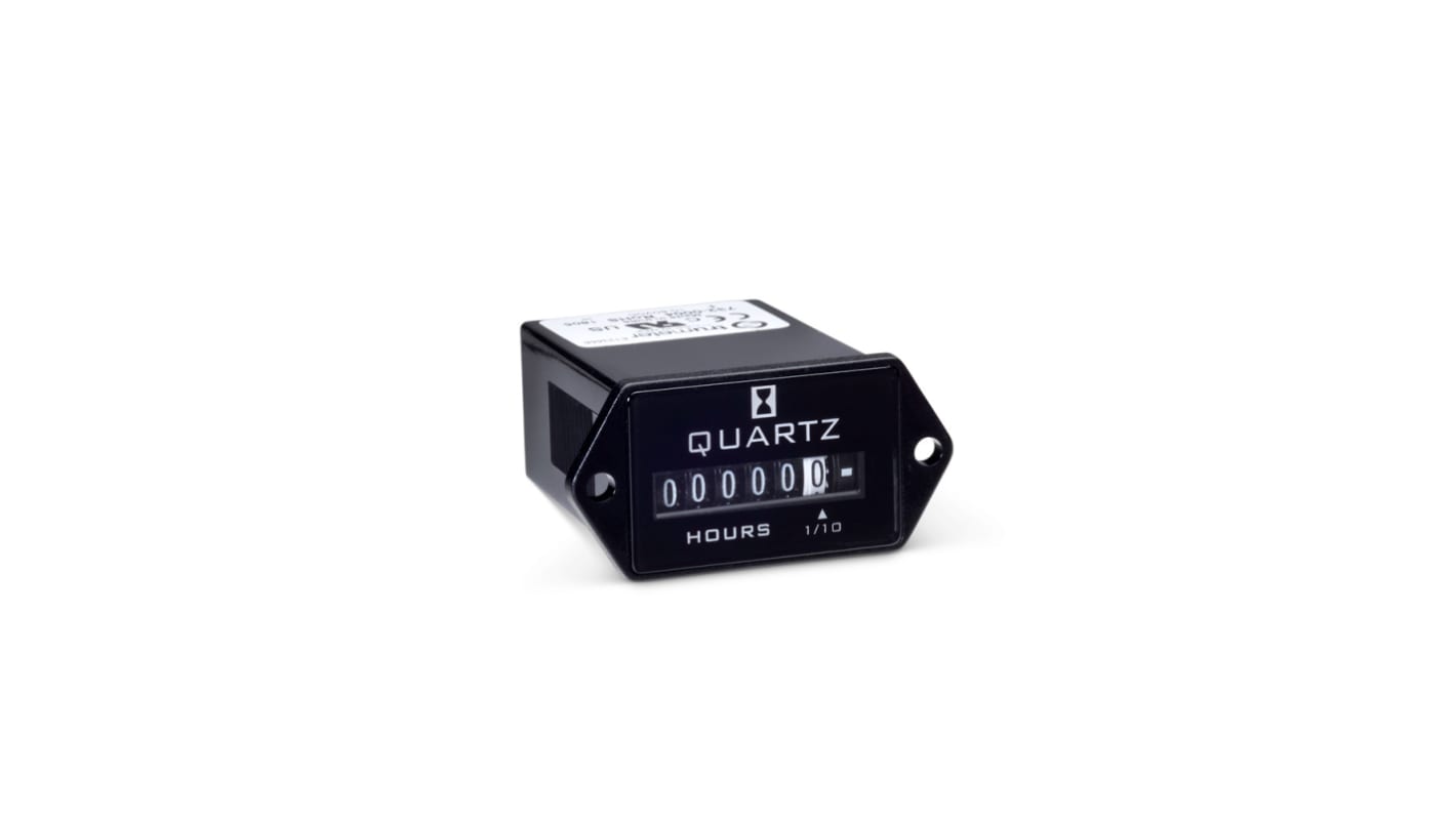 Trumeter 732 Hour Meter Counter, 6 Digit, 10 → 80 V dc