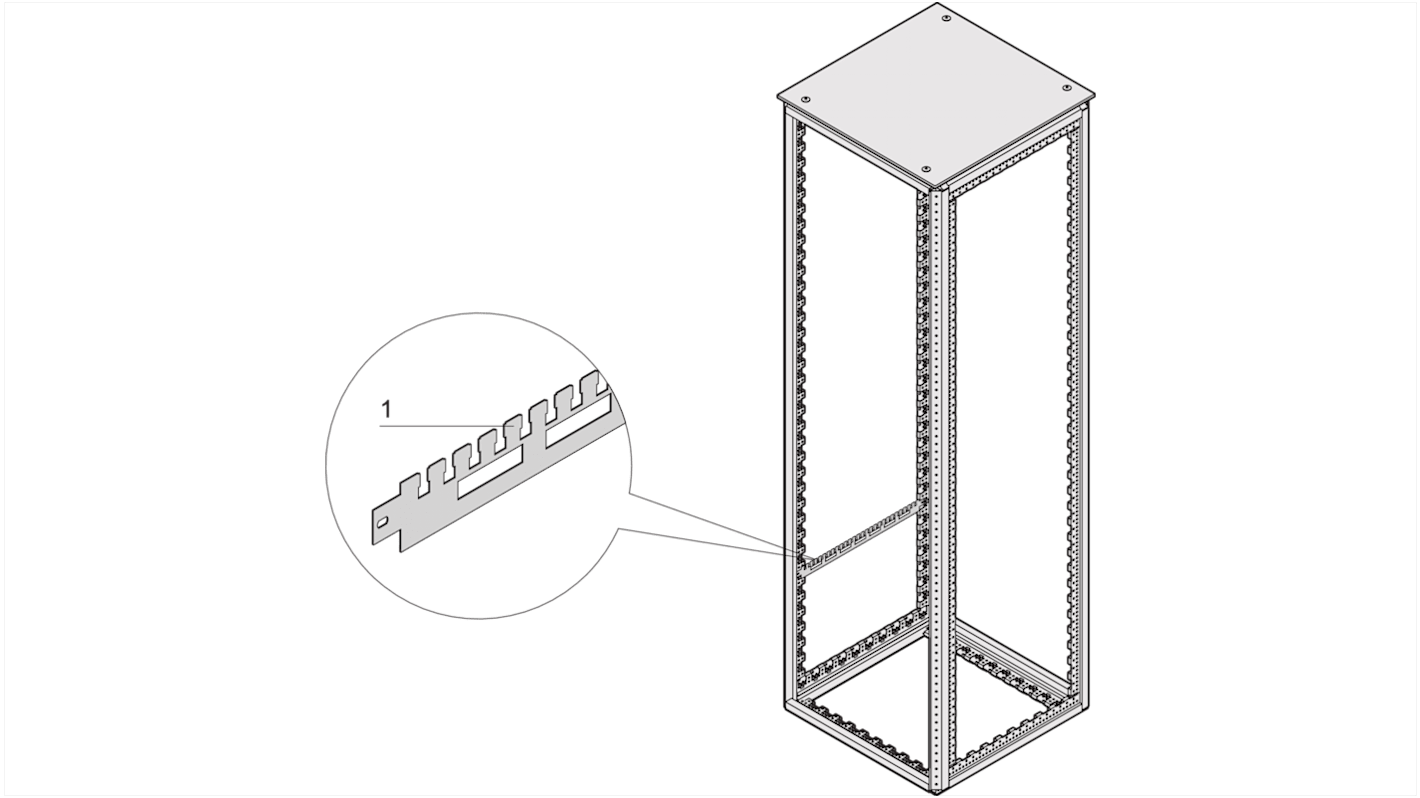 nVent SCHROFF Cable Support Rail